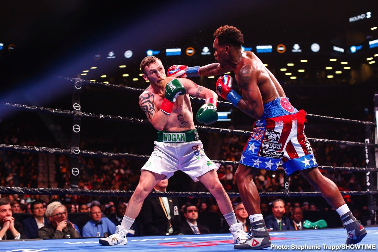Boxing photo: Chris Eubank, Dennis Hogan, Jermall Charlo, Matt Korobov image RESULTS: Jermall Charlo DESTROYS Hogan, Eubank stops Korobov