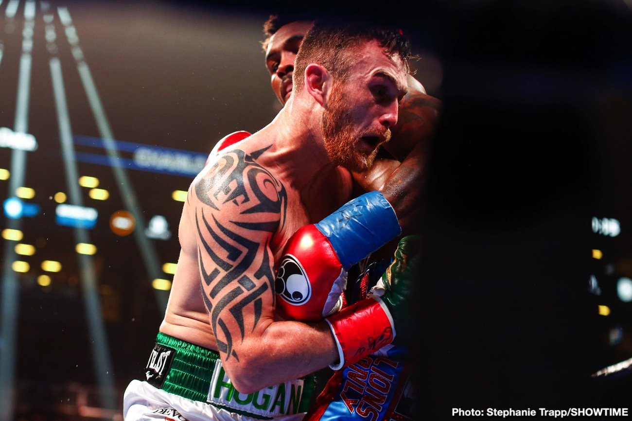 Boxing photo: Chris Eubank, Dennis Hogan, Jermall Charlo, Matt Korobov image RESULTS: Jermall Charlo DESTROYS Hogan, Eubank stops Korobov