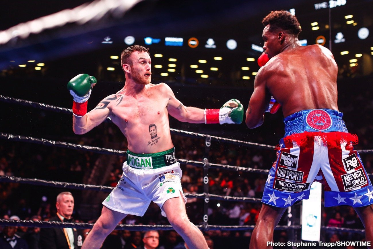 Boxing photo: Chris Eubank, Dennis Hogan, Jermall Charlo, Matt Korobov image RESULTS: Jermall Charlo DESTROYS Hogan, Eubank stops Korobov