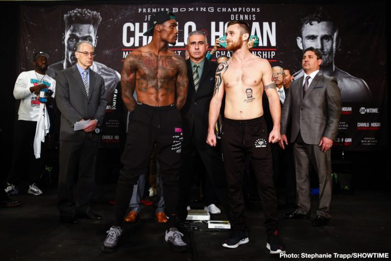 WATCH LIVE: Jermall Charlo vs. Hogan Weigh In Livestream