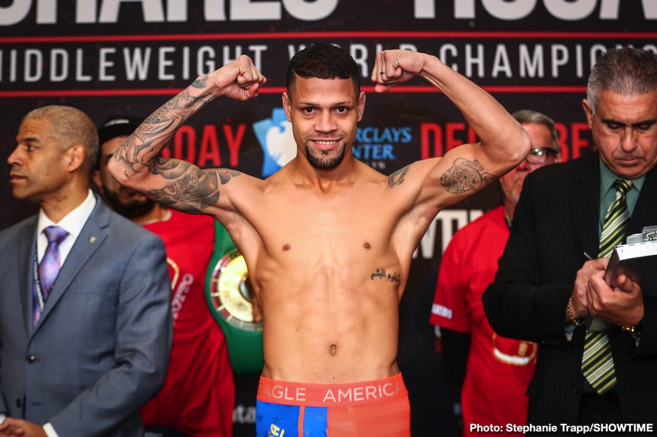 Boxing photo: Chris Eubank Jr, Dennis Hogan, Jermall Charlo, Matt Korobov image WATCH LIVE: Jermall Charlo vs. Hogan Weigh In Livestream