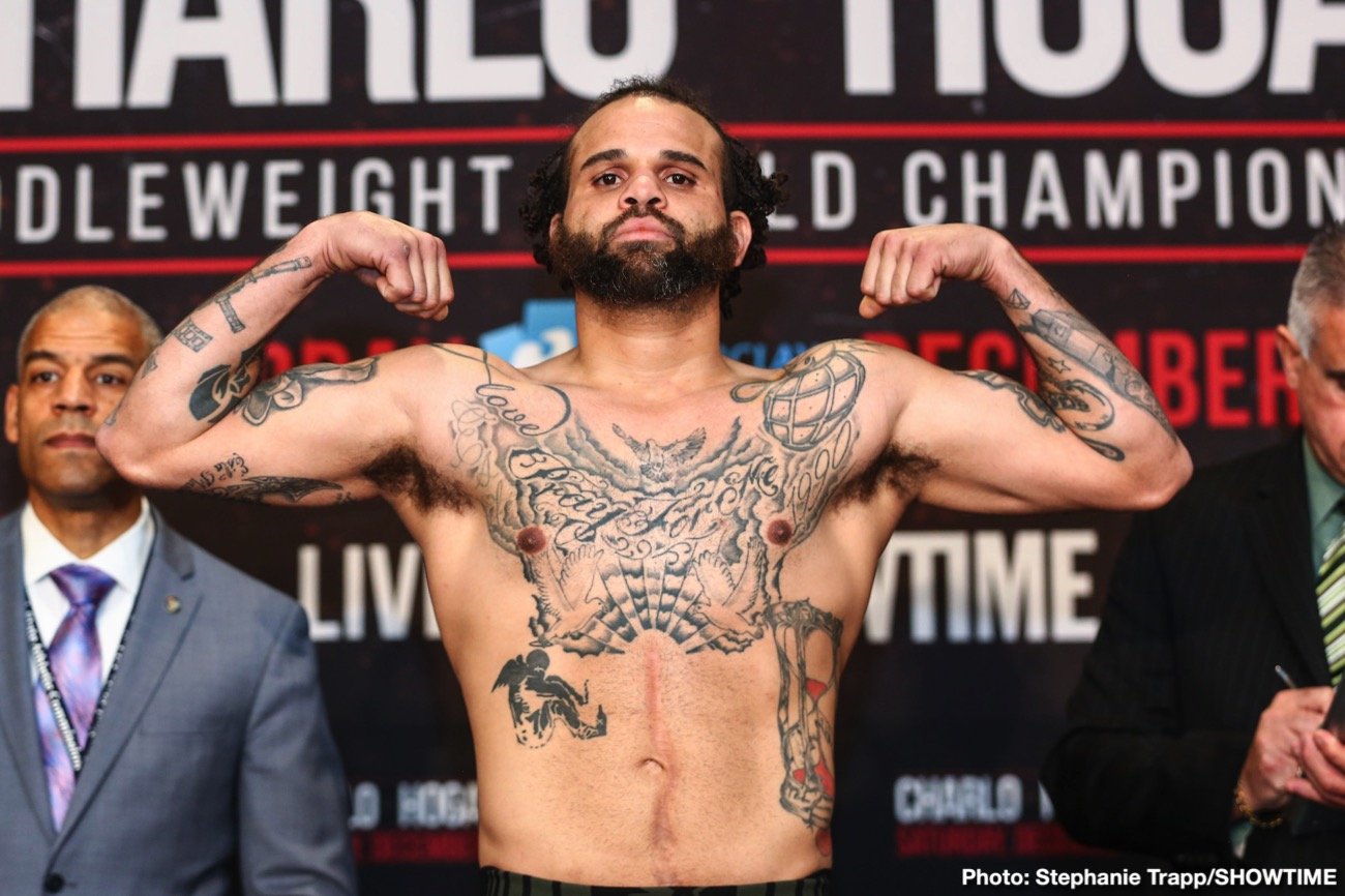 Boxing photo: Chris Eubank Jr, Dennis Hogan, Jermall Charlo, Matt Korobov image WATCH LIVE: Jermall Charlo vs. Hogan Weigh In Livestream