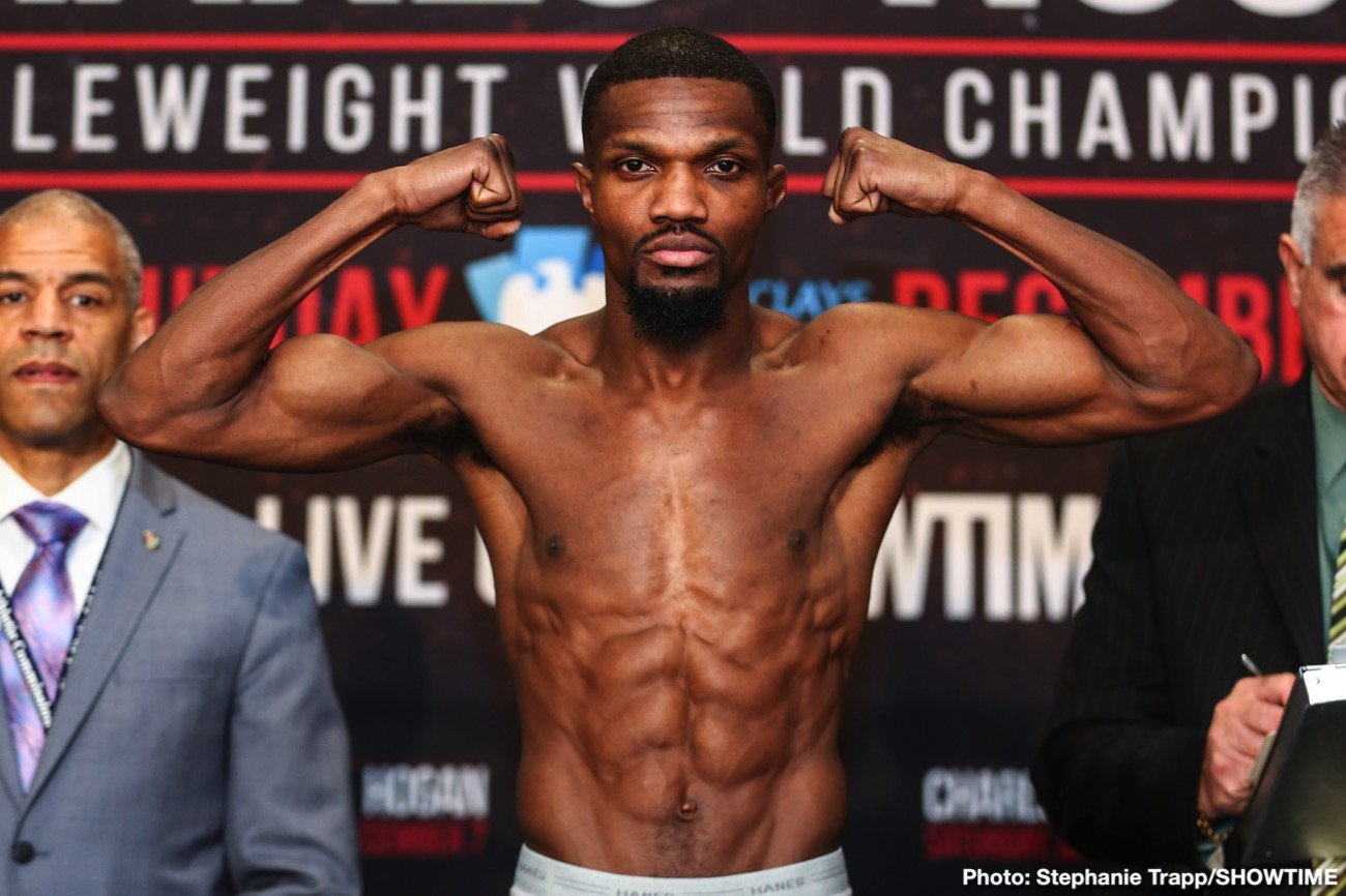 Boxing photo: Chris Eubank Jr, Dennis Hogan, Jermall Charlo, Matt Korobov image WATCH LIVE: Jermall Charlo vs. Hogan Weigh In Livestream