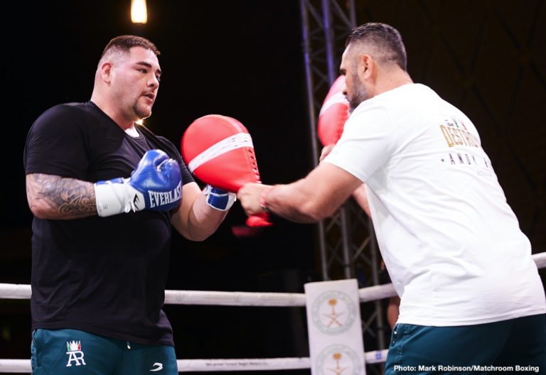 Andy Ruiz Gets His Act Together, Drops Weight, Is Working Hard!