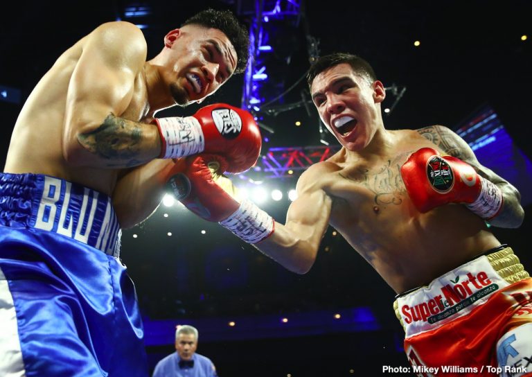 Photos: Valdez Gets Off Deck to KO Lopez; Frampton dominates McCreary