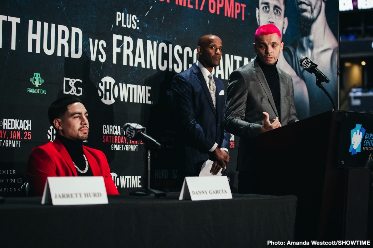 Danny Garcia vs. Ivan Redkach & Jarrett Hurd vs. Francisco Santana quotes
