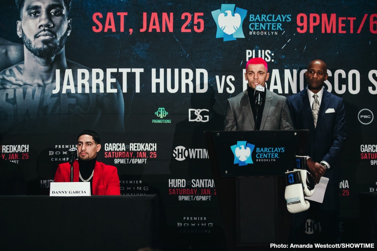 Danny Garcia vs. Ivan Redkach & Jarrett Hurd vs. Francisco Santana quotes