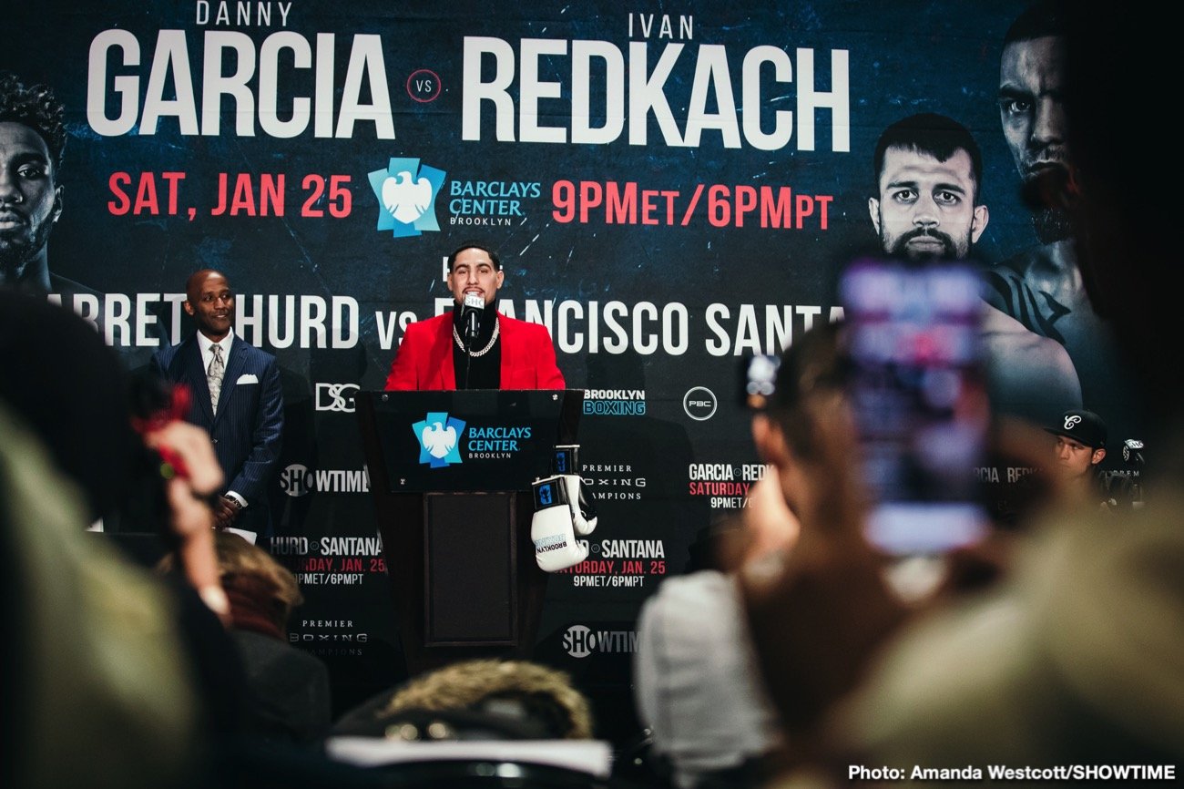 Danny Garcia vs. Ivan Redkach & Jarrett Hurd vs. Francisco Santana quotes