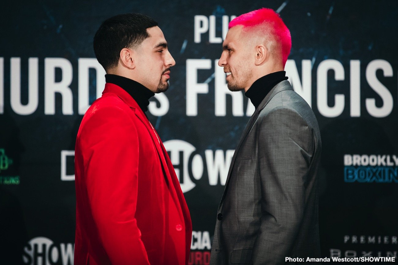 Danny Garcia vs. Ivan Redkach & Jarrett Hurd vs. Francisco Santana quotes