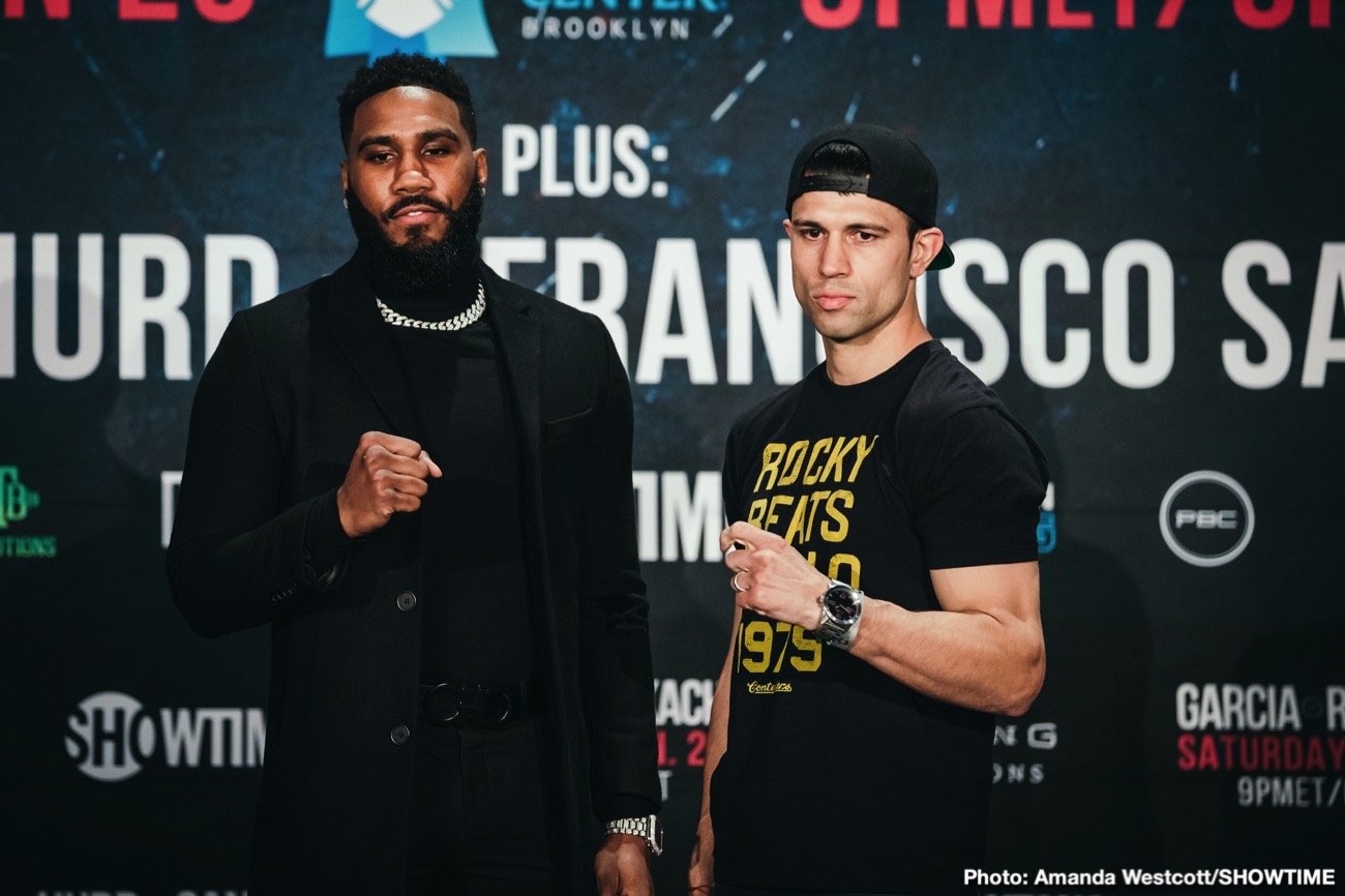 Danny Garcia vs. Ivan Redkach & Jarrett Hurd vs. Francisco Santana quotes