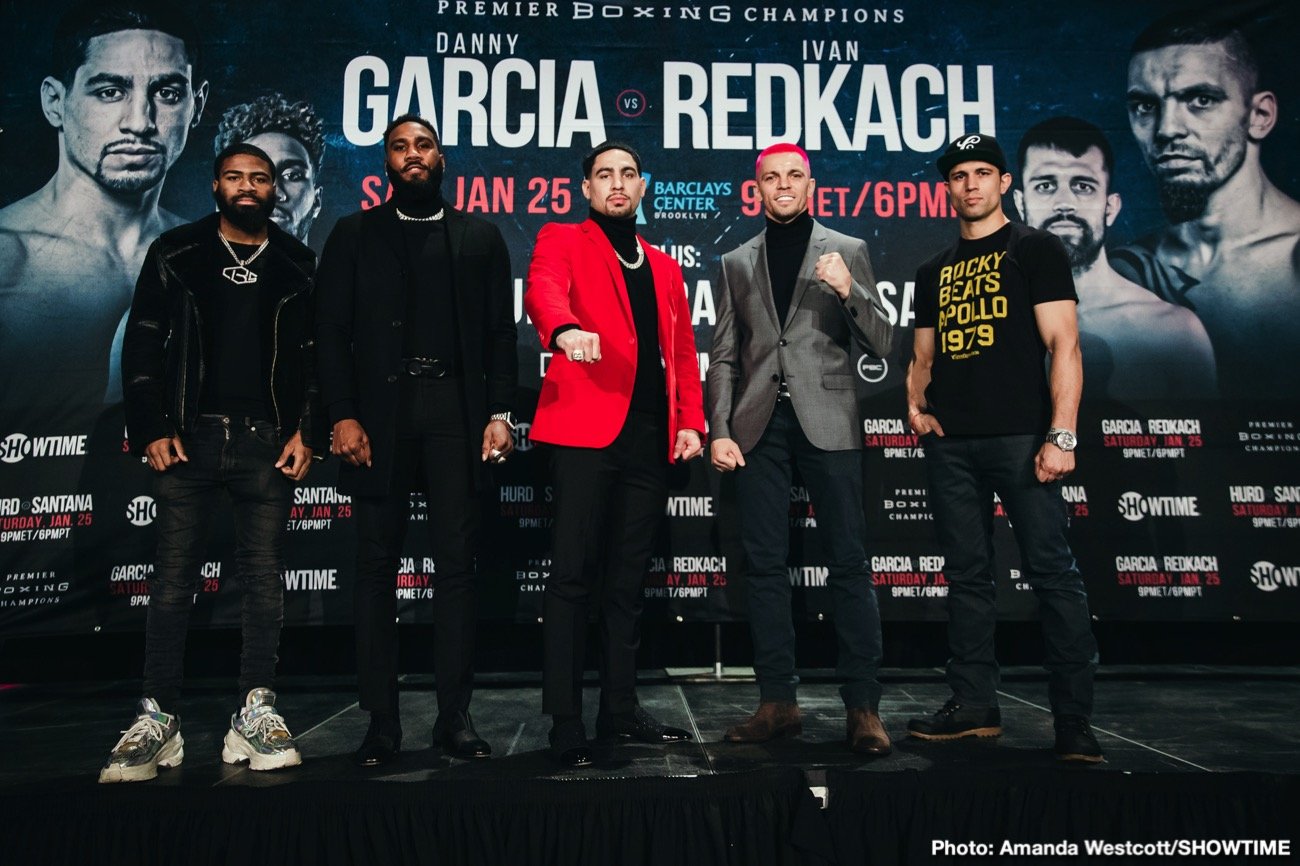 Danny Garcia vs. Ivan Redkach & Jarrett Hurd vs. Francisco Santana quotes