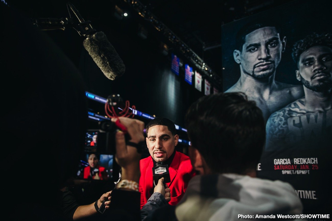 Danny Garcia vs. Ivan Redkach & Jarrett Hurd vs. Francisco Santana quotes