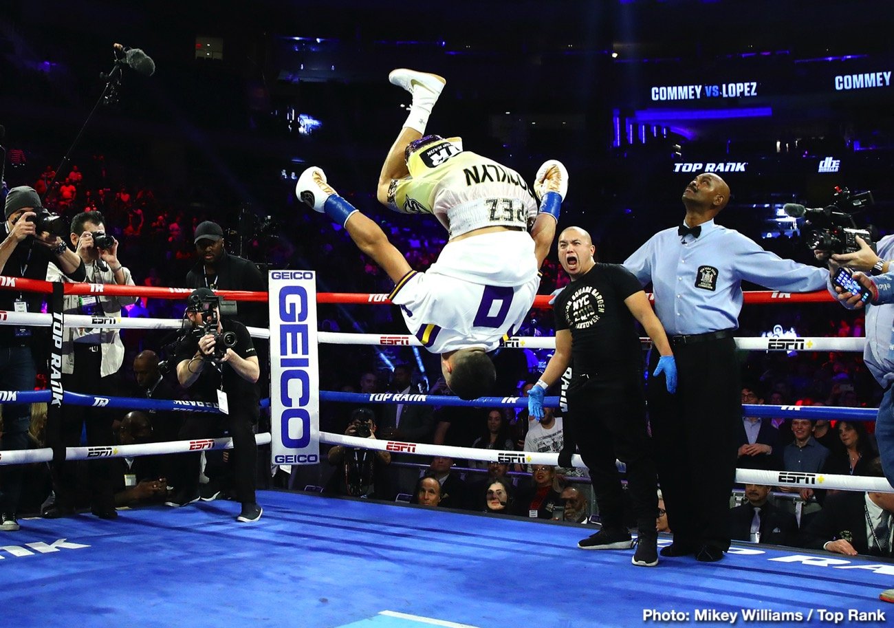 Teofimo Lopez predicting knockout of Vasily Lomachenko