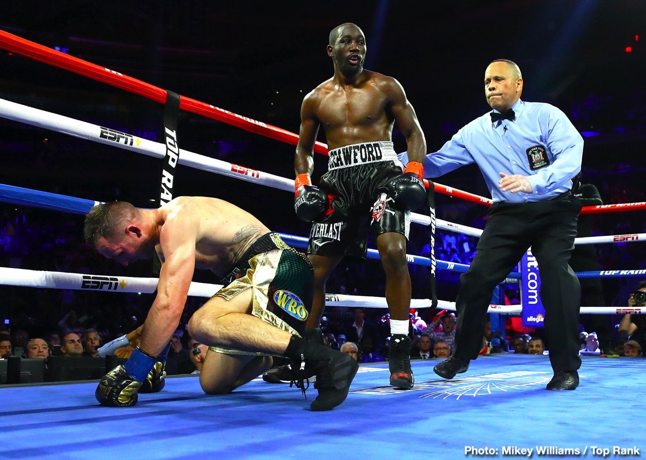 Terence Crawford preparing for Kell Brook fight on Nov.14