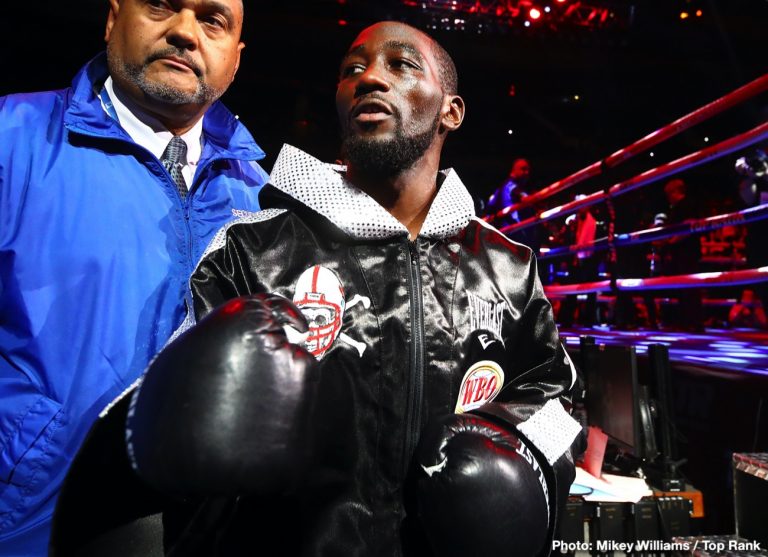 Terence Crawford wants extra pay to fight behind closed doors