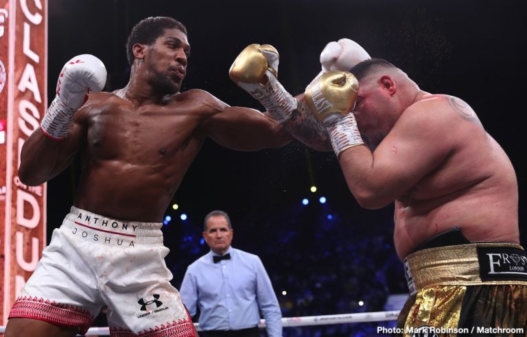Anthony Joshua: I'll fight Deontay Wilder even without a title