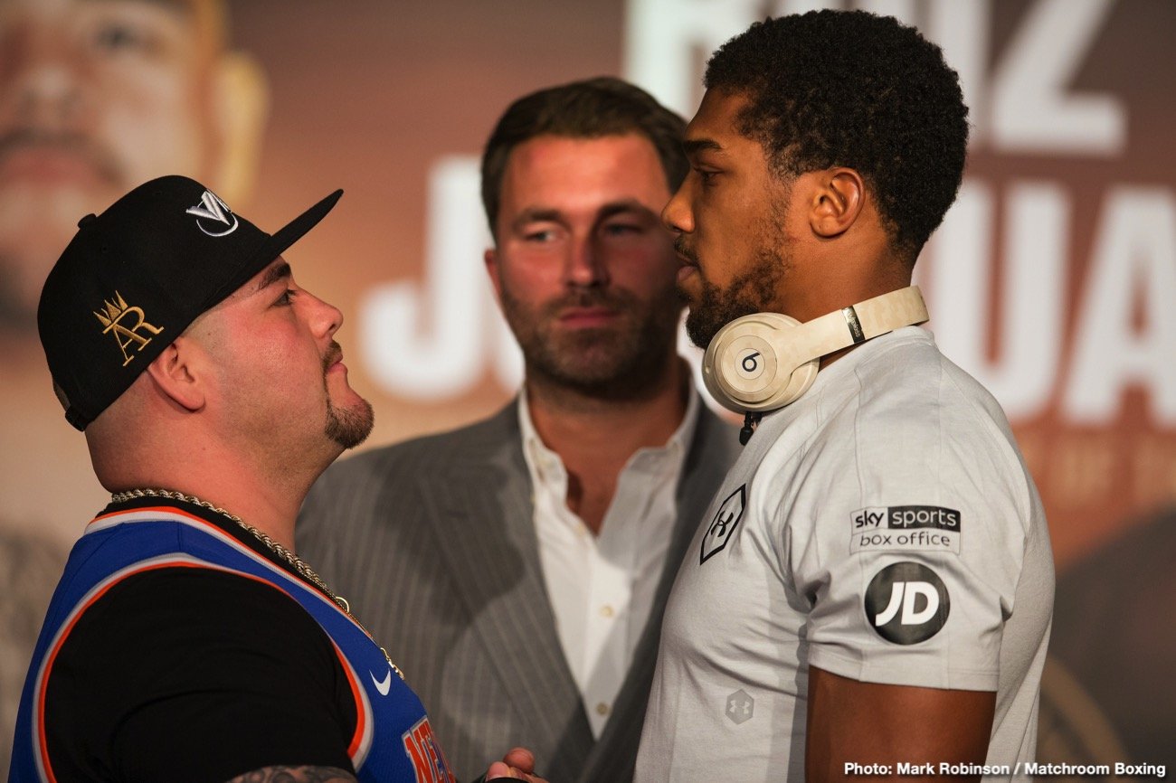 Anthony Joshua Has The Edge Over Andy Ruiz According To Ring Magazine Experts Poll