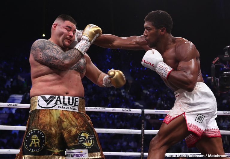 Andy Ruiz Jr On Second Fight With Joshua: “I didn't Train. How Did I Last 12 Rounds?”