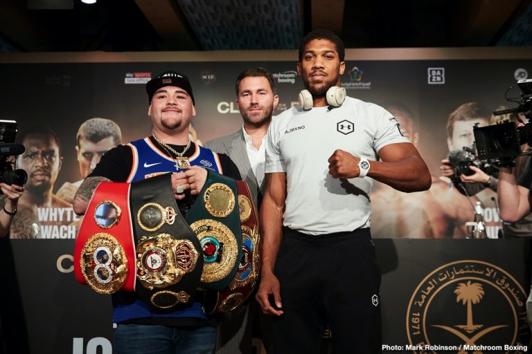 Hearn Denies Joshua “Hurt In Sparring” Whispers: He's Good To Go