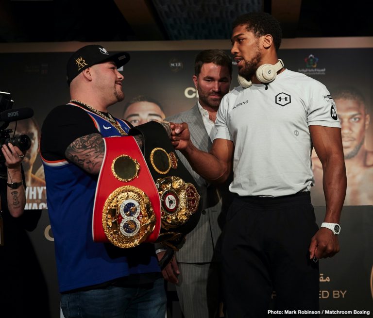 Ruiz - Joshua Final Presser Quotes, Interviews & Photos