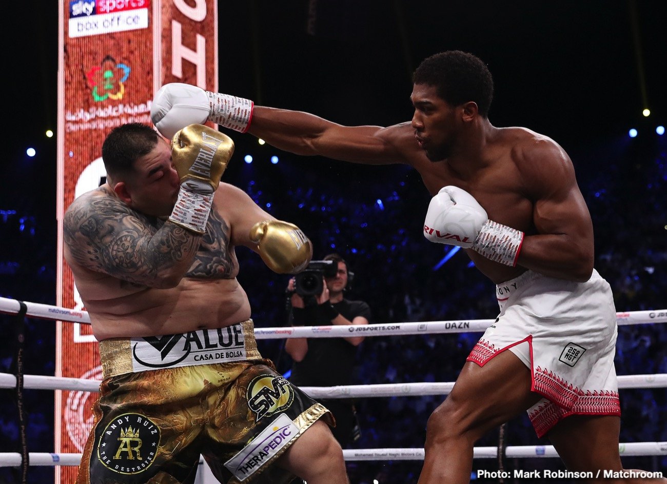 RESULTS: Joshua defeats Ruiz, recaptures world titles