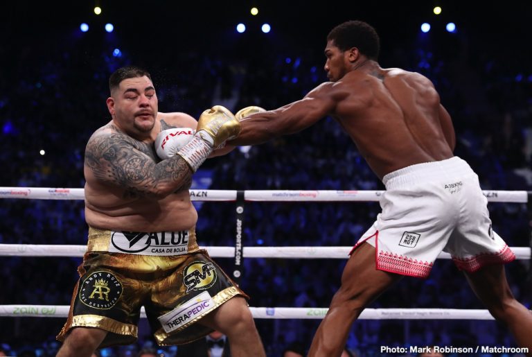 Andy Ruiz Jr has lost 20-lbs training with Team Canelo