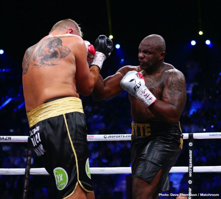 Dillian Whyte FURIOUS at Andy Ruiz for saying he's ducking him