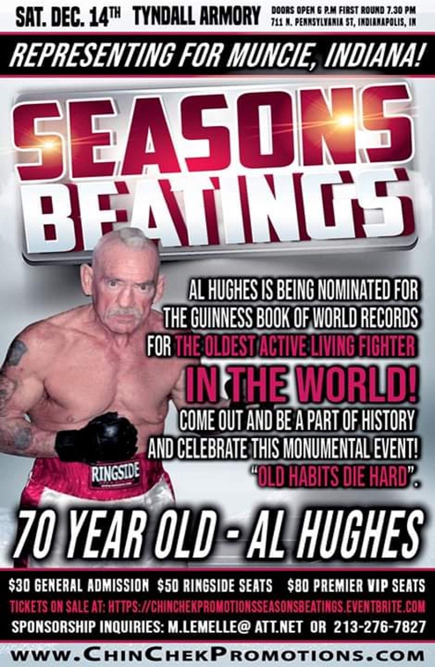 70 Year Old Fighter Al Hughes Jr, A Ranked Middleweight In The 1970s, Wins Comeback Fight After 36 Years Inactive!