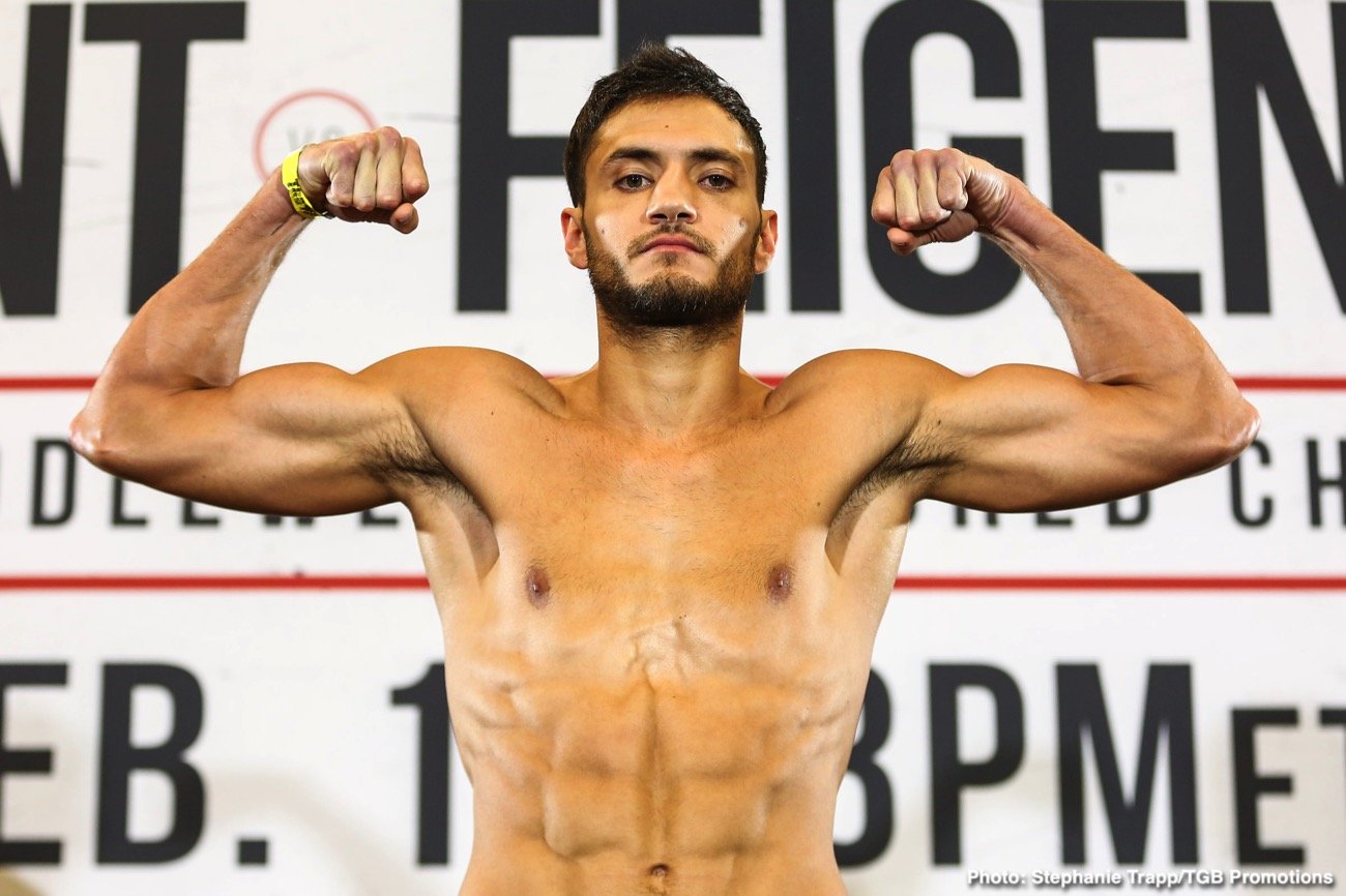 Caleb Plant - Vincent Feigenbutz Official Weigh In Results
