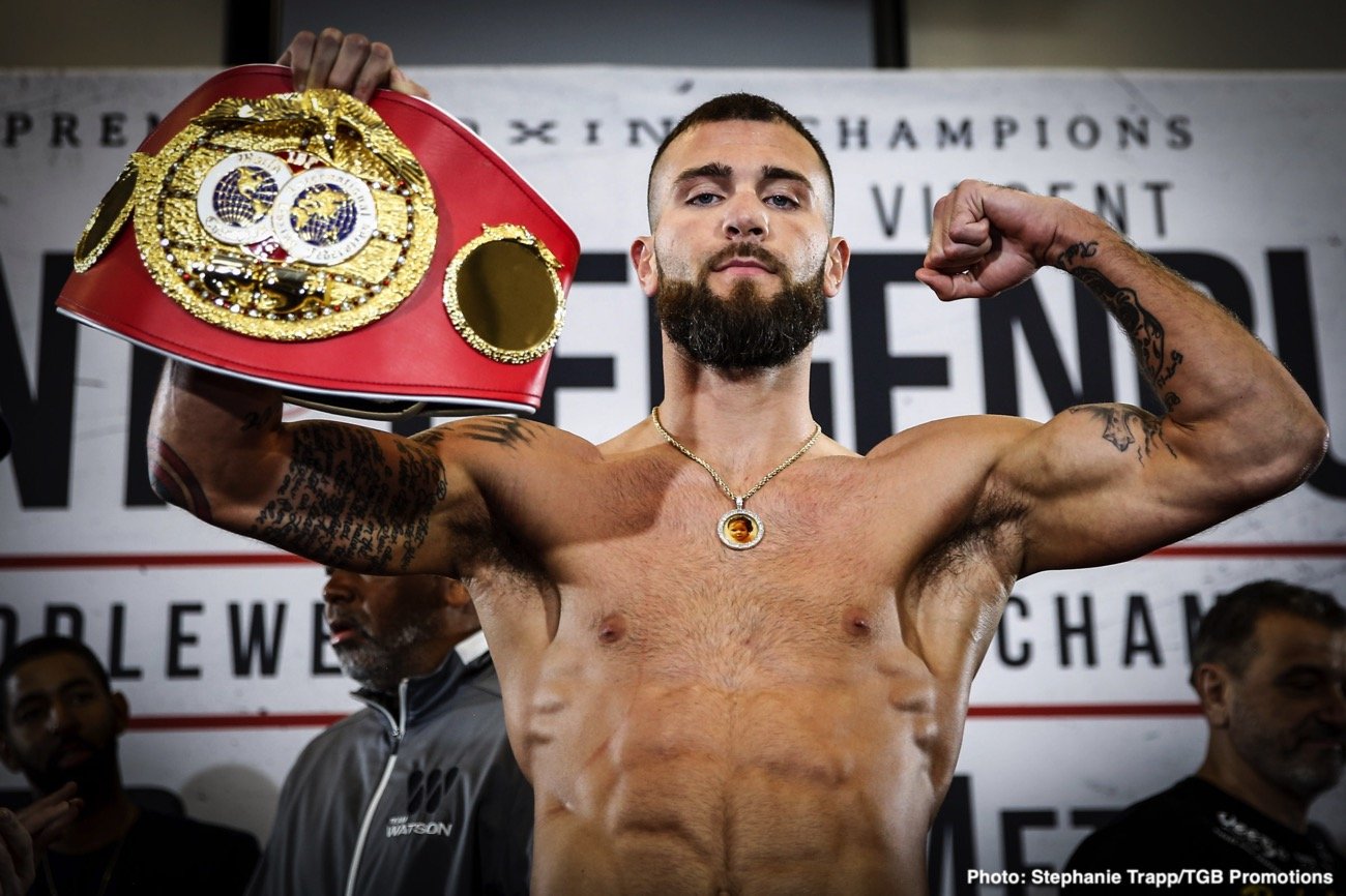 Caleb Plant - Vincent Feigenbutz Official Weigh In Results