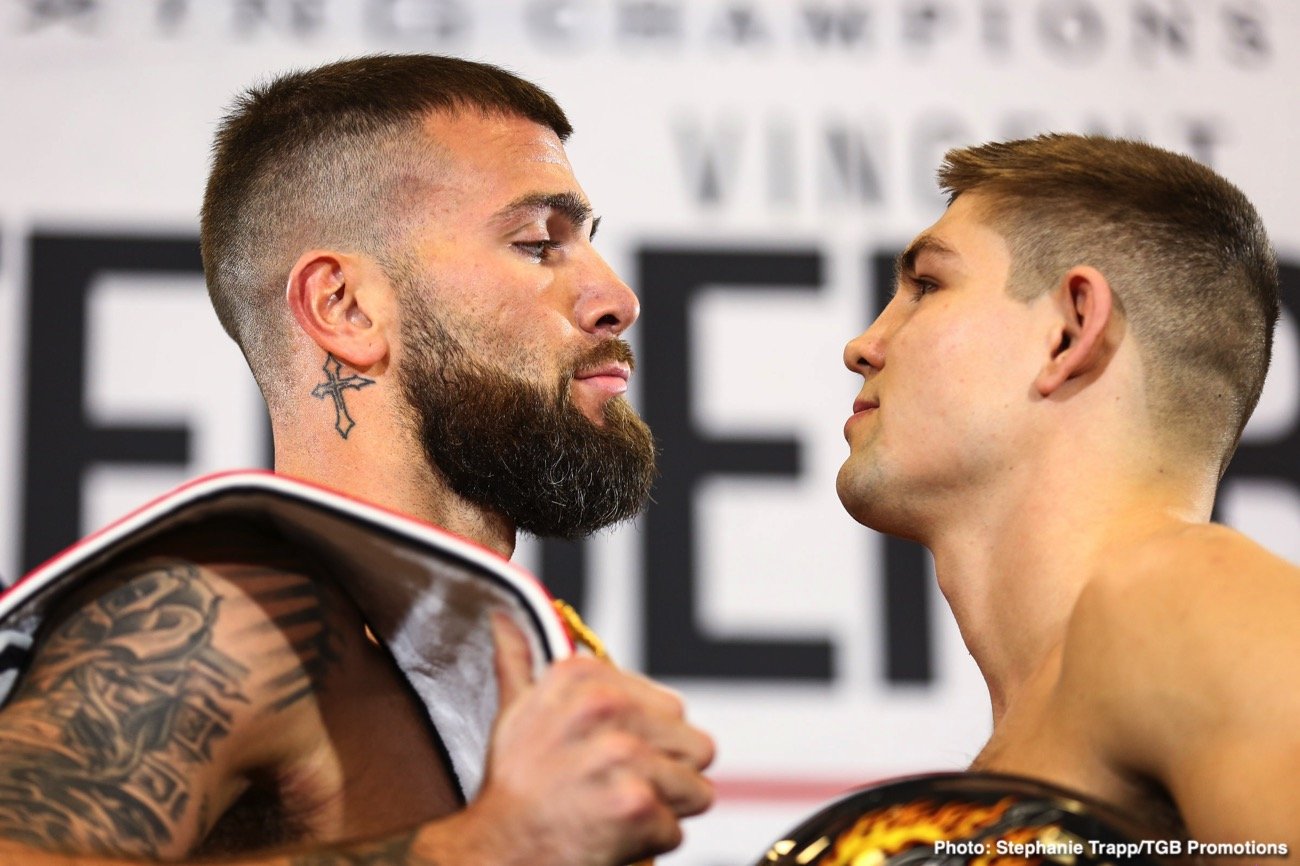 Caleb Plant - Vincent Feigenbutz Official Weigh In Results