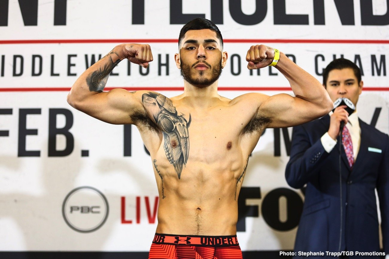 Caleb Plant - Vincent Feigenbutz Official Weigh In Results