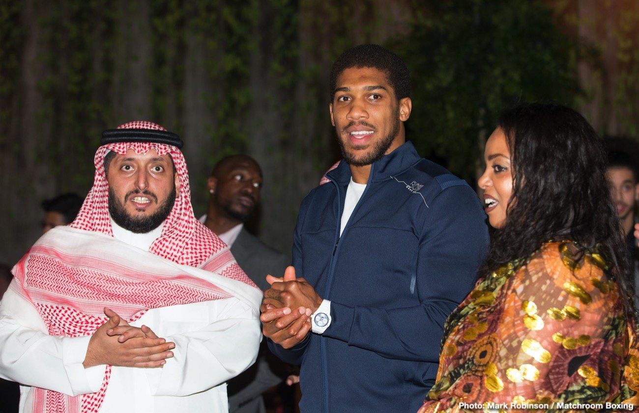 Anthony Joshua Says More Talks With Deontay Wilder Have Taken Place