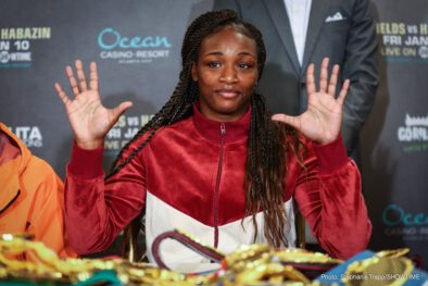 Claressa Shields and Ivana Habazin final press conference ...