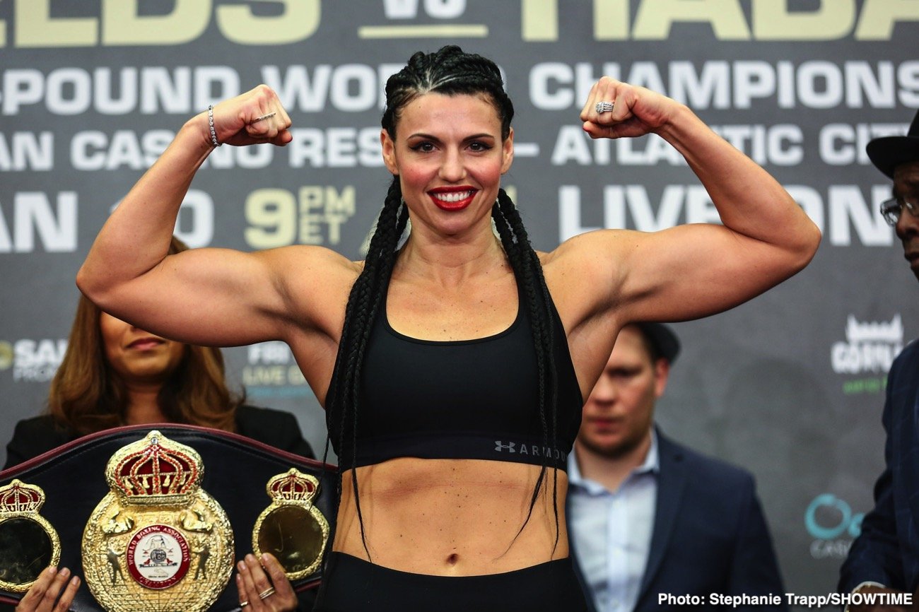 Claressa Shields and Ivana Habazin - weigh-in results
