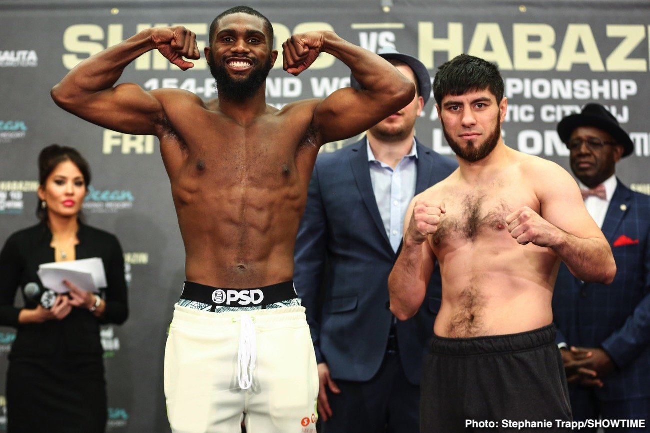 Claressa Shields and Ivana Habazin - weigh-in results