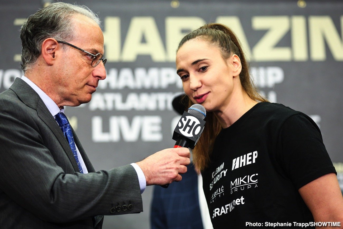 Claressa Shields and Ivana Habazin - weigh-in results