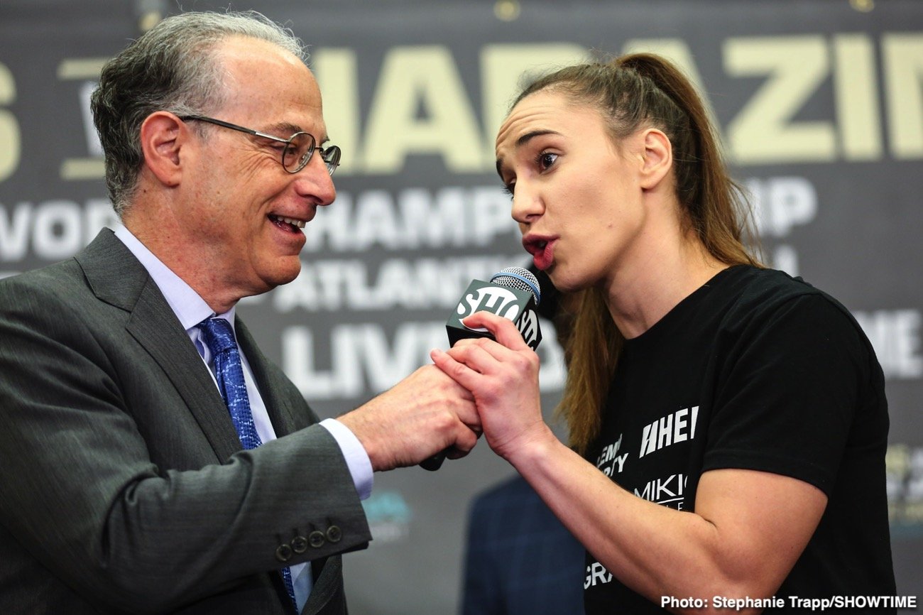 Claressa Shields and Ivana Habazin - weigh-in results