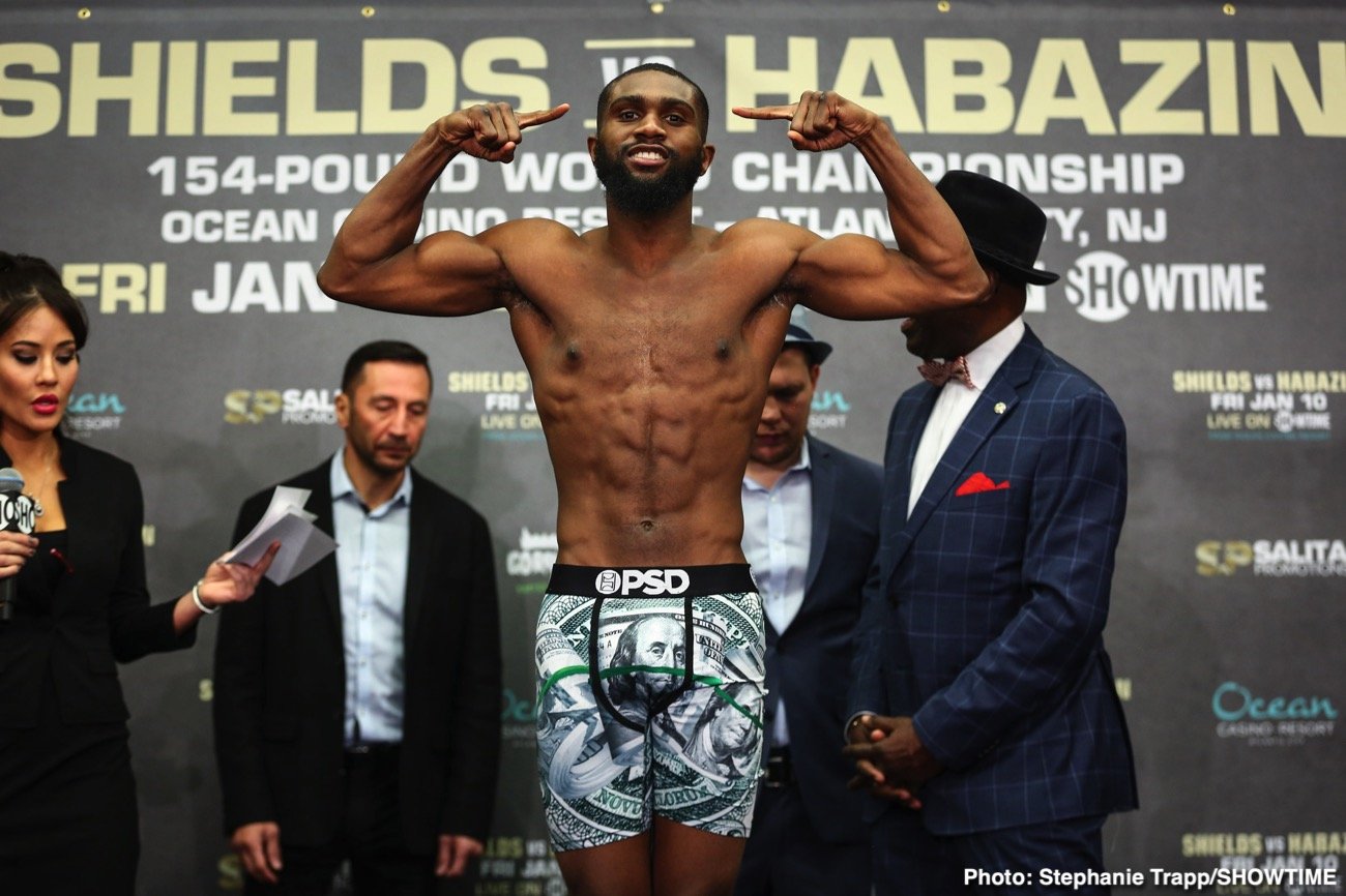 Claressa Shields and Ivana Habazin - weigh-in results