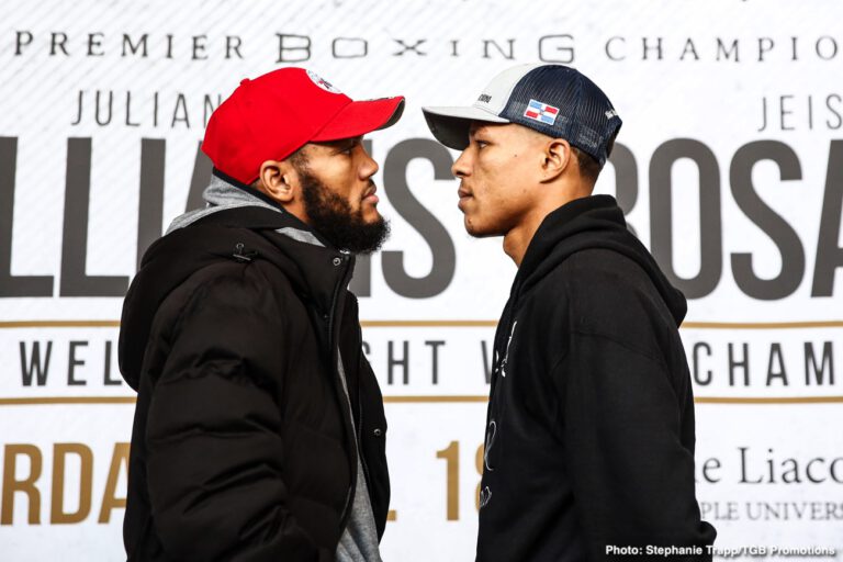 Julian 'J-Rock' Williams and Jeison Rosario final press conference quotes for Sat.