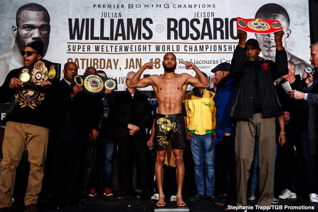 Julian Williams all set ahead of unified world title defense this Saturday in Philadelphia