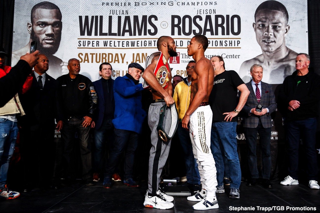 Julian Williams all set ahead of unified world title defense this Saturday in Philadelphia