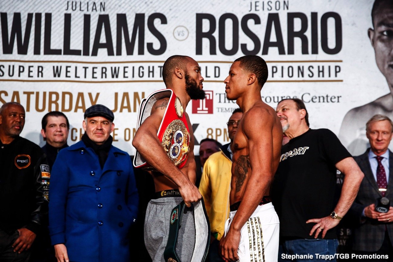 Julian Williams all set ahead of unified world title defense this Saturday in Philadelphia