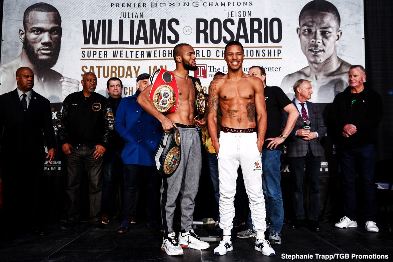 Julian Williams all set ahead of unified world title defense this Saturday in Philadelphia