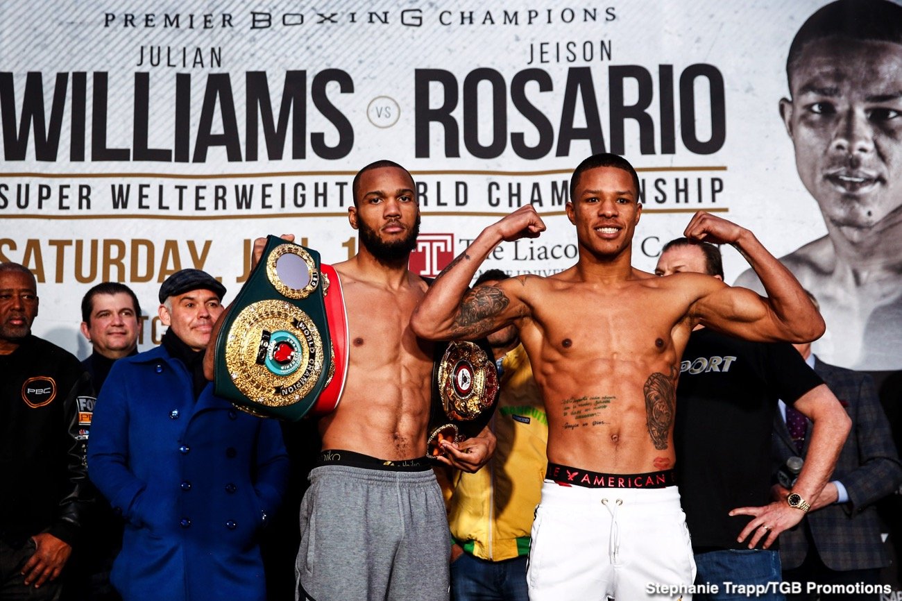 Julian Williams all set ahead of unified world title defense this Saturday in Philadelphia