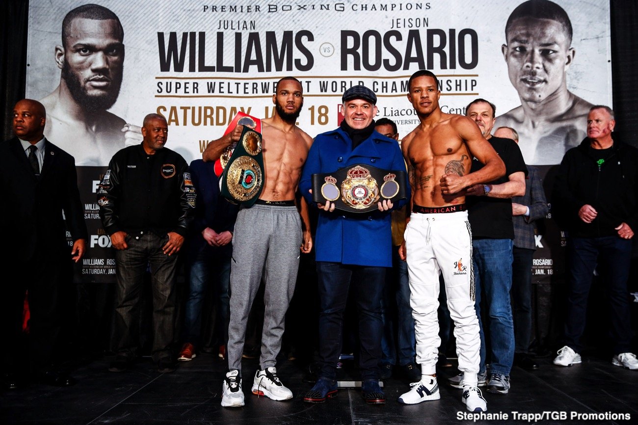 Julian Williams all set ahead of unified world title defense this Saturday in Philadelphia