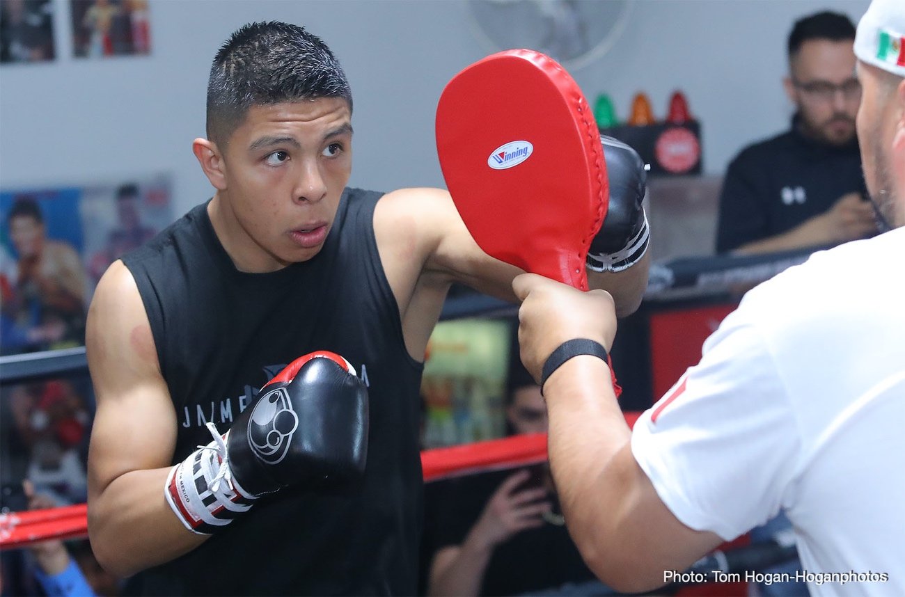 Jaime Munguia media workout quotes for this Saturday on DAZN