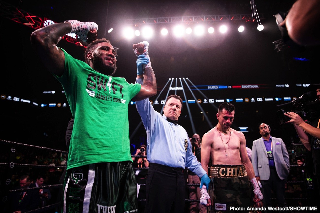 RESULTS: Jarrett Hurd Outpoints Francisco Santana