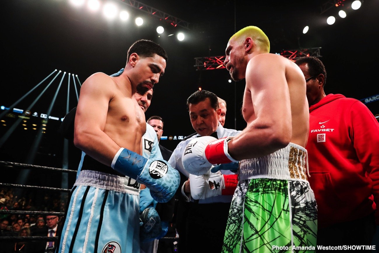 Live Updates: Garcia decisions Redkach & Hurd defeats Santana