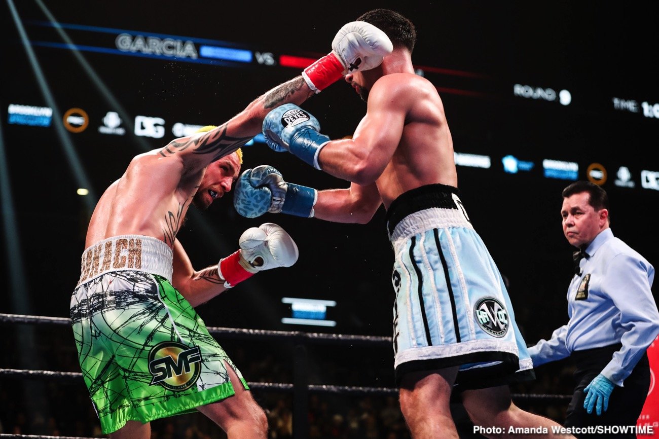 Live Updates: Garcia decisions Redkach & Hurd defeats Santana